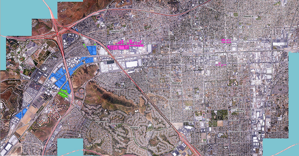 The City Council of the City of Pomona approved the City’s cannabis overlay zone map on its first reading.