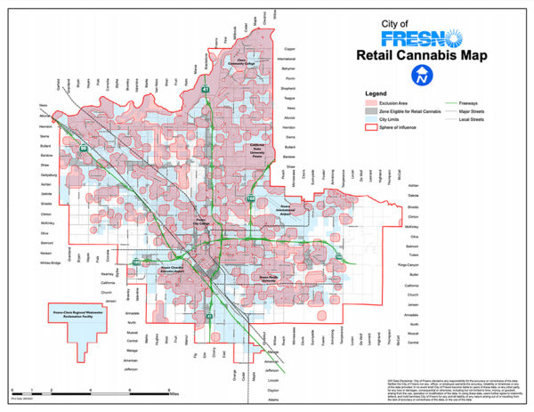 City of Fresno Cannabis Retail PDF Map